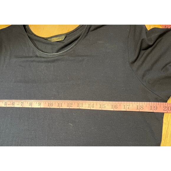 St Michael Marks & Spencer Viscose Blend Tee Shirt Top Sz M Blue Capsule Preppy - Picture 8 of 8